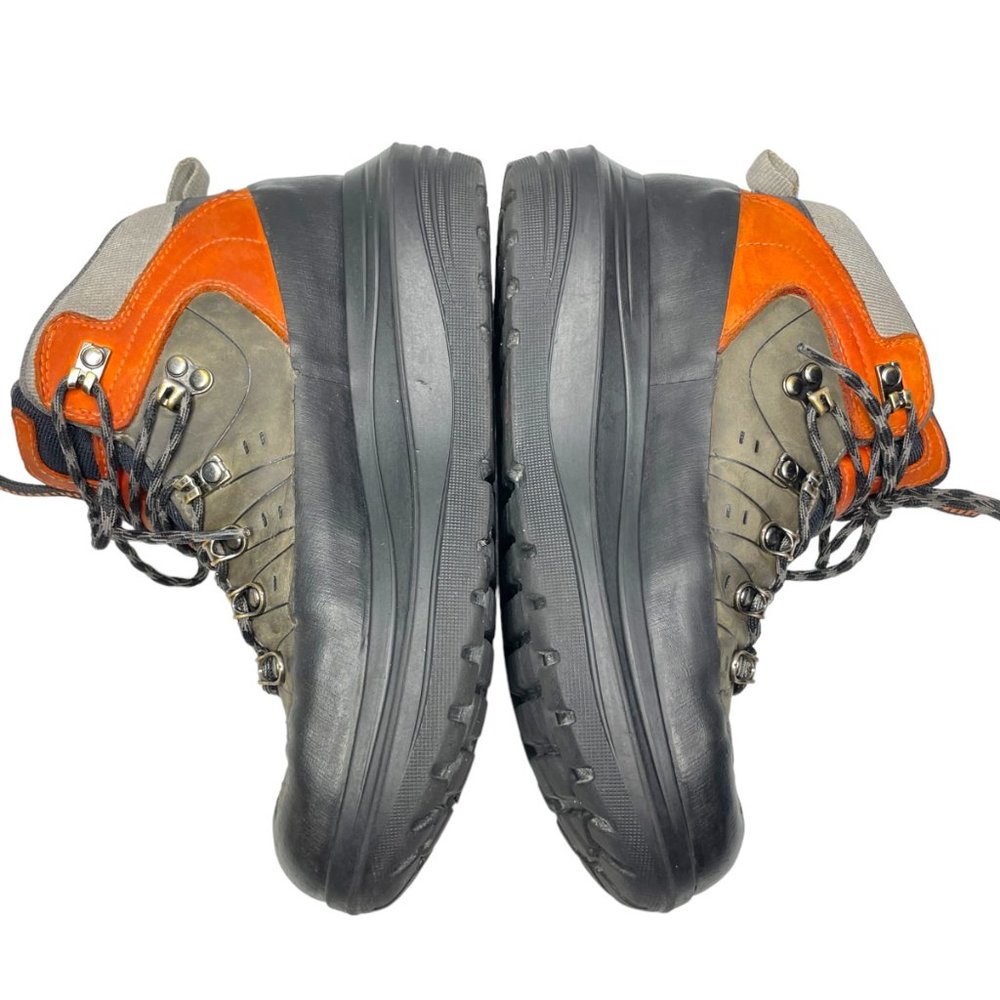 Kybun Womens Baekdu Orange Nubuck WTRPF Leather Ankle Hiking Boots Size 8.5M - Picture 4 of 11